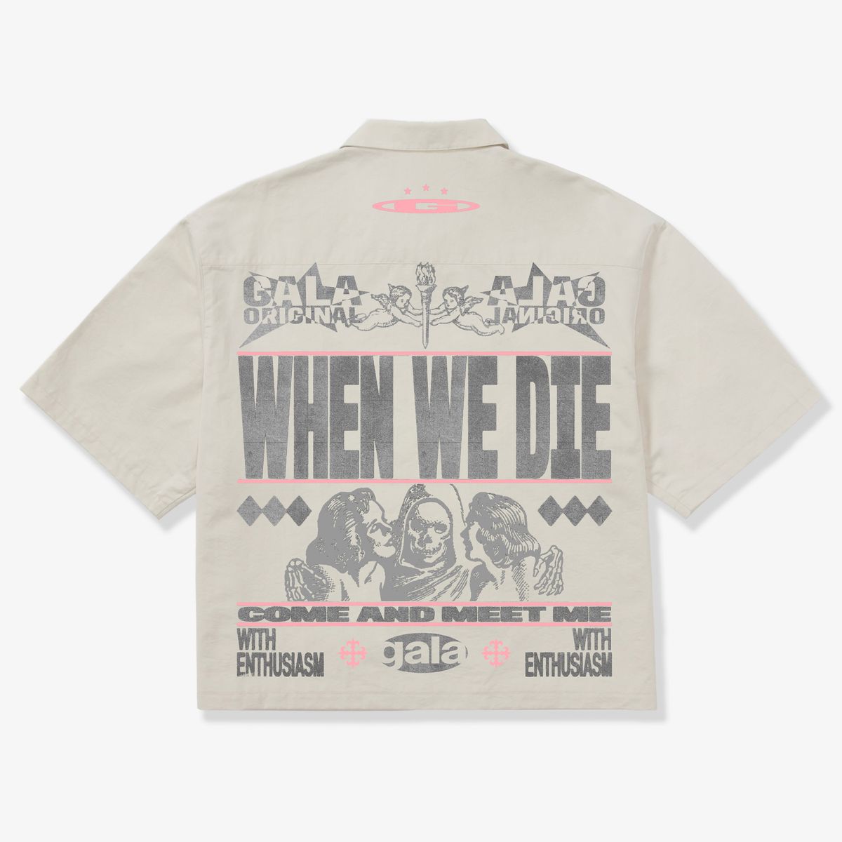 GRAVEYARD" ZIP SHIRT