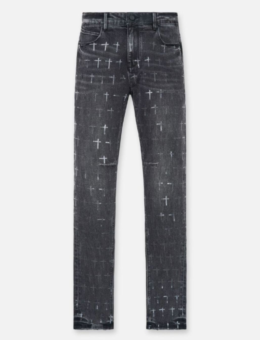 Noir Coated Denim