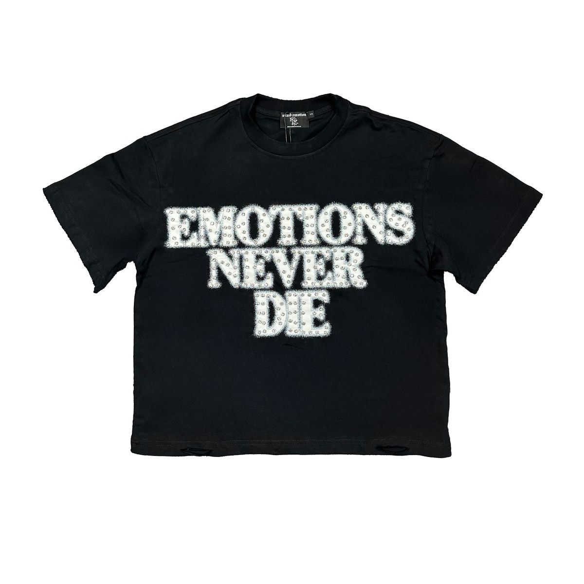 Black End Rhinestone Tee