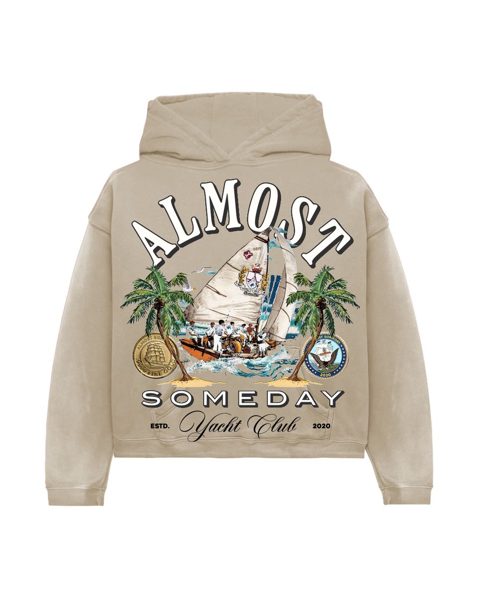 Yacht Club Hoodie - Tan