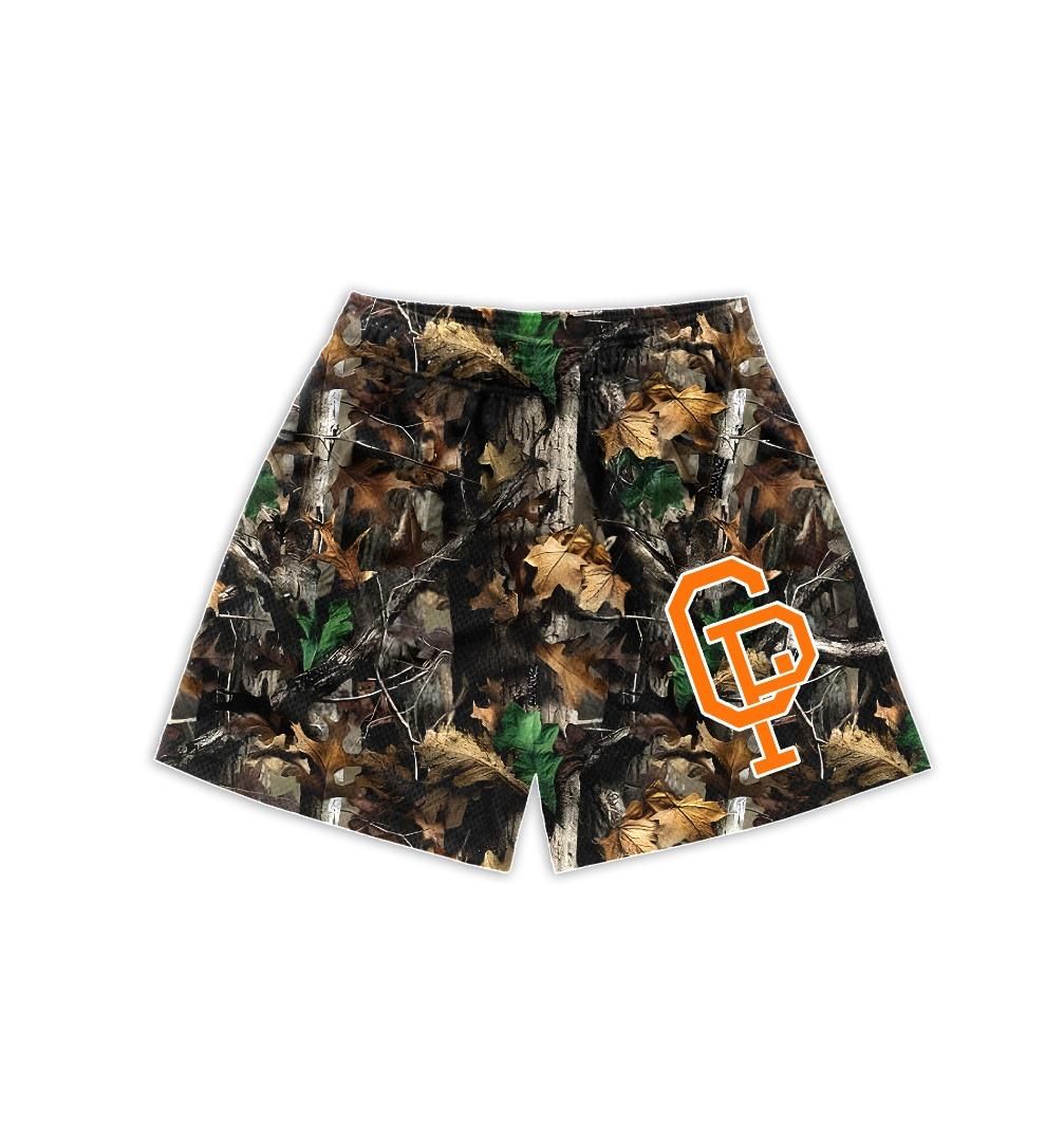 Crisp Brown Camo Short