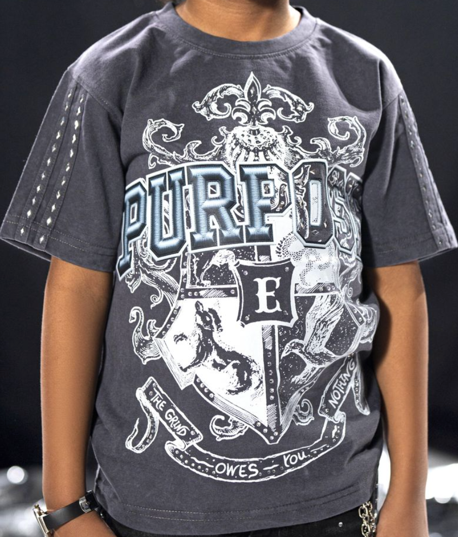 Purpose Kids Tee - Grey