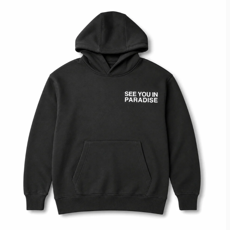 See You In Paradise Hoodie - Black